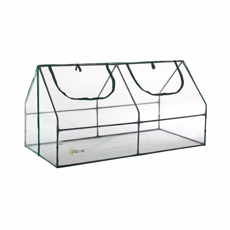 Plexalife Ultra Deluxe Compact Outdoor Seed Starter Greenhouse Cloche