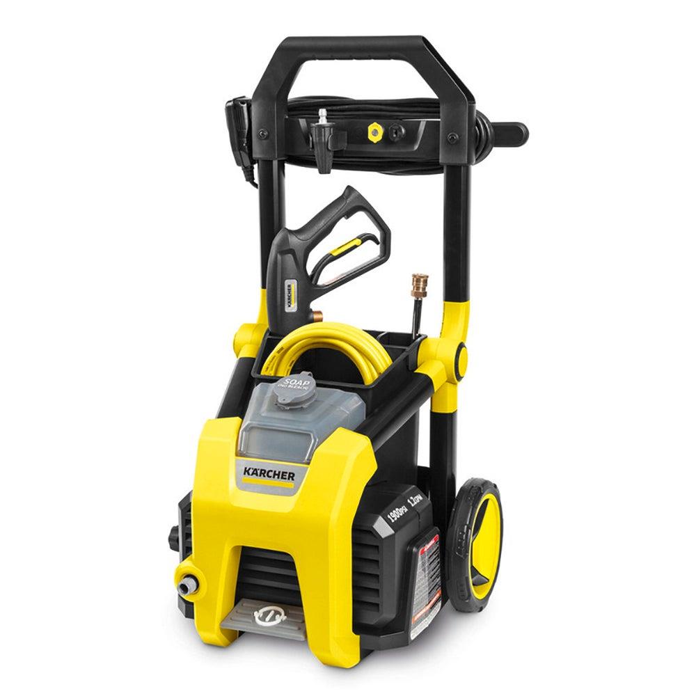 K1900PS 1900 PSI Elec Pressure Washer w Wheels & Folding Handle