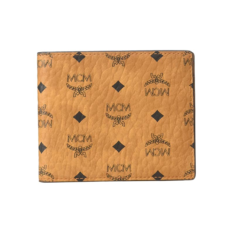 Small Bifold Wallet in Visetos Original - (Cognac)