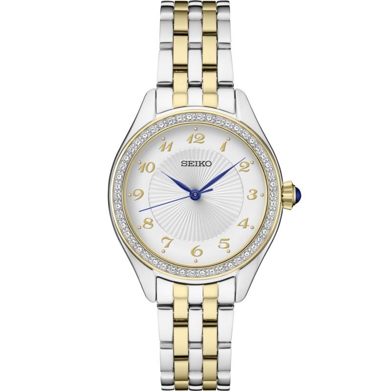 Ladies Crystal Two-Toned