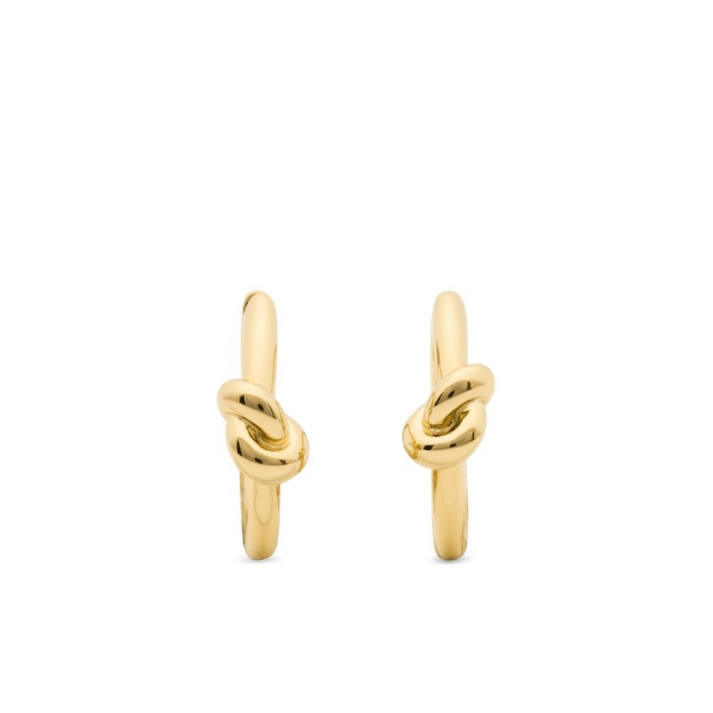 Sailor's Knot Huggies Gold