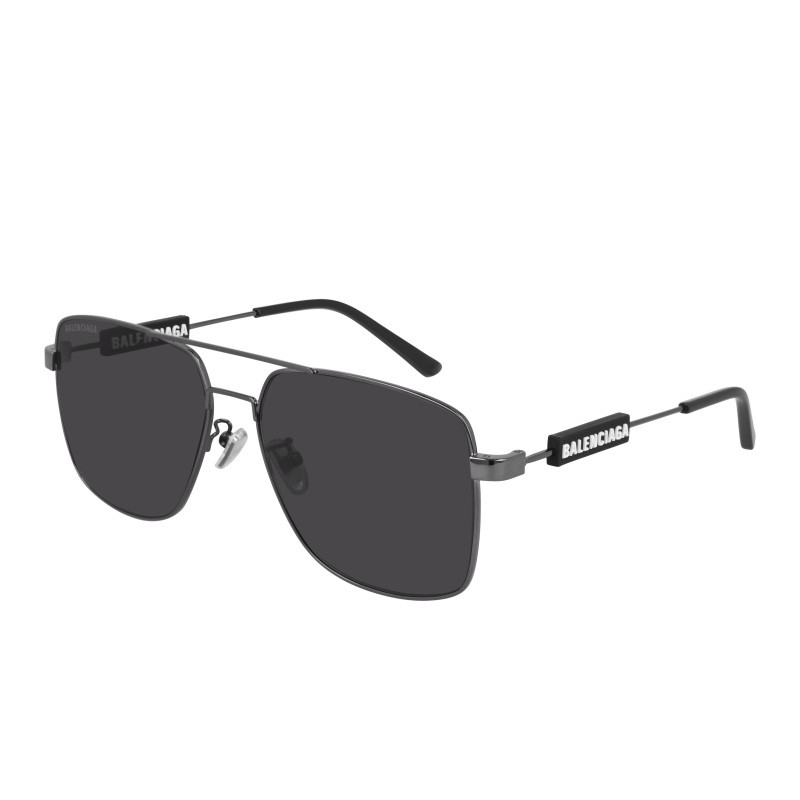 Men's Shiny Gun Metal Navigator Sunglasses