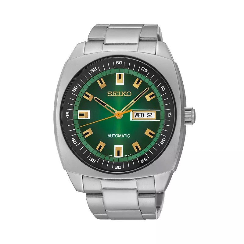 Recraft Automatic Green Dial Stainless Steel Men Watch