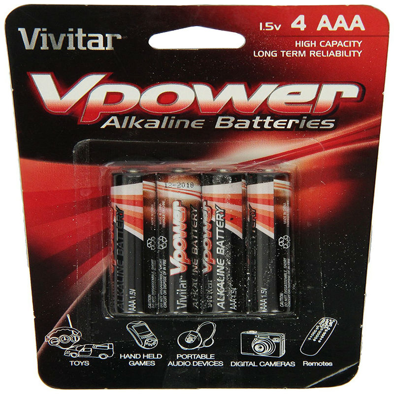 AAA Battery Alkaline - (4 Pack)