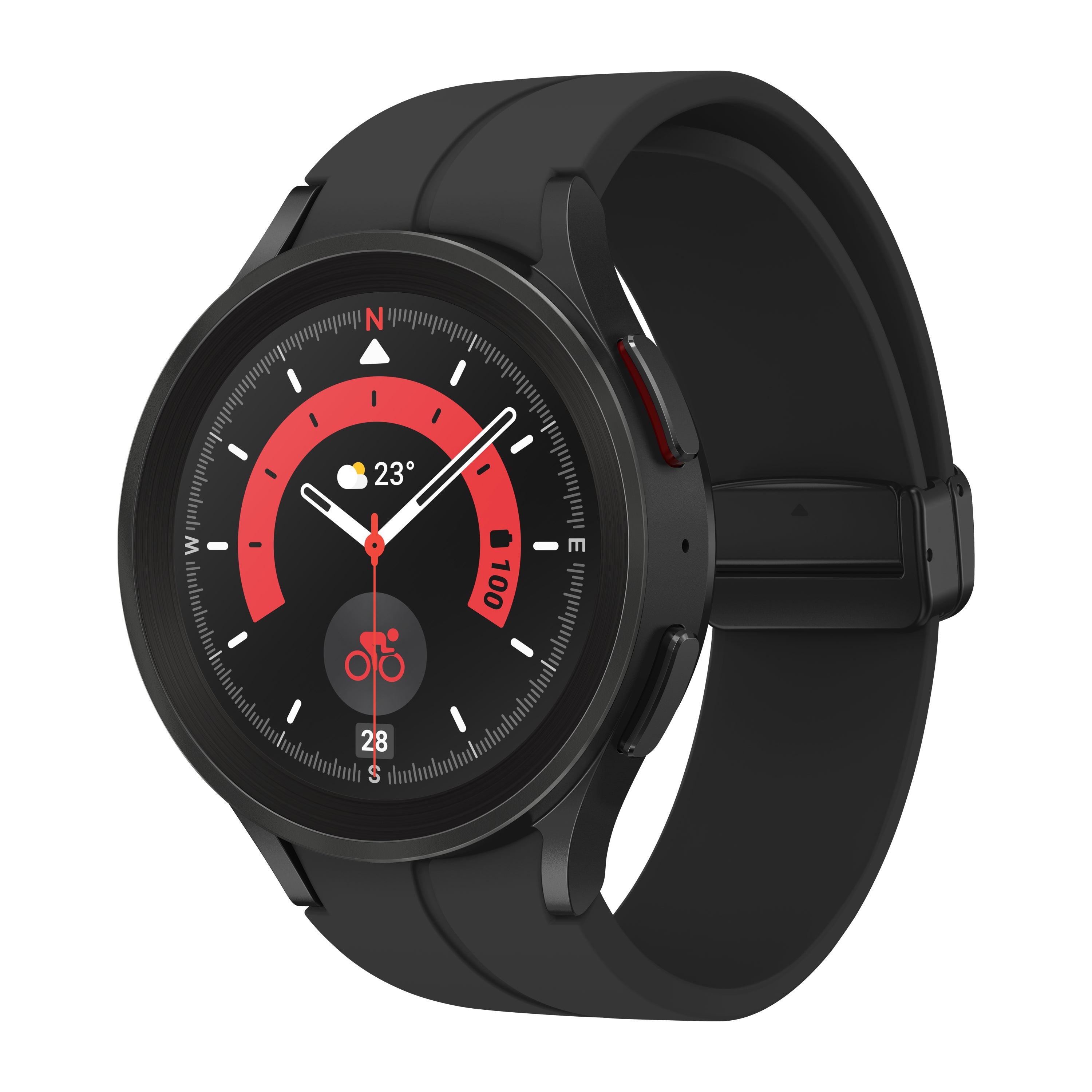 Galaxy Watch5 Pro 45mm Bluetooth Smartwatch Black Titanium