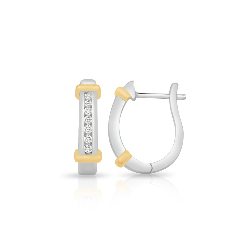 Hoop Earrings in 18K Yellow Gold