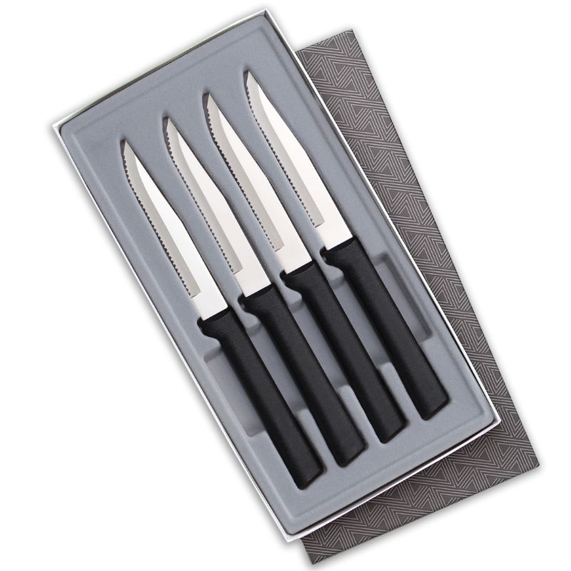 Four Serrated Steak Knives gift set