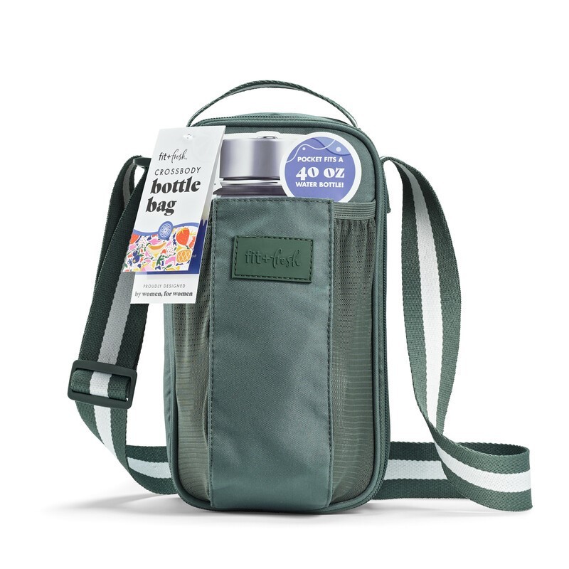 Nina Crossbody Waterbottle Bag - (Sage)