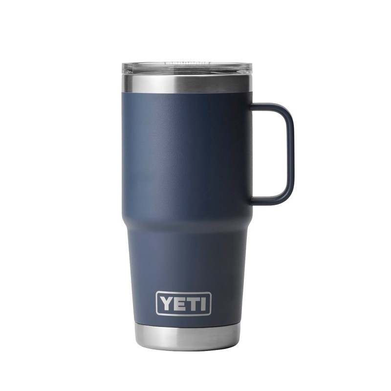 YETI Rambler 20 oz. Travel Mug with Stronghold Lid - NAVY