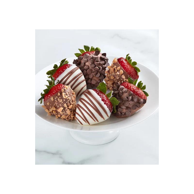 Gourmet Dipped Fancy Strawberries - Half Dozen