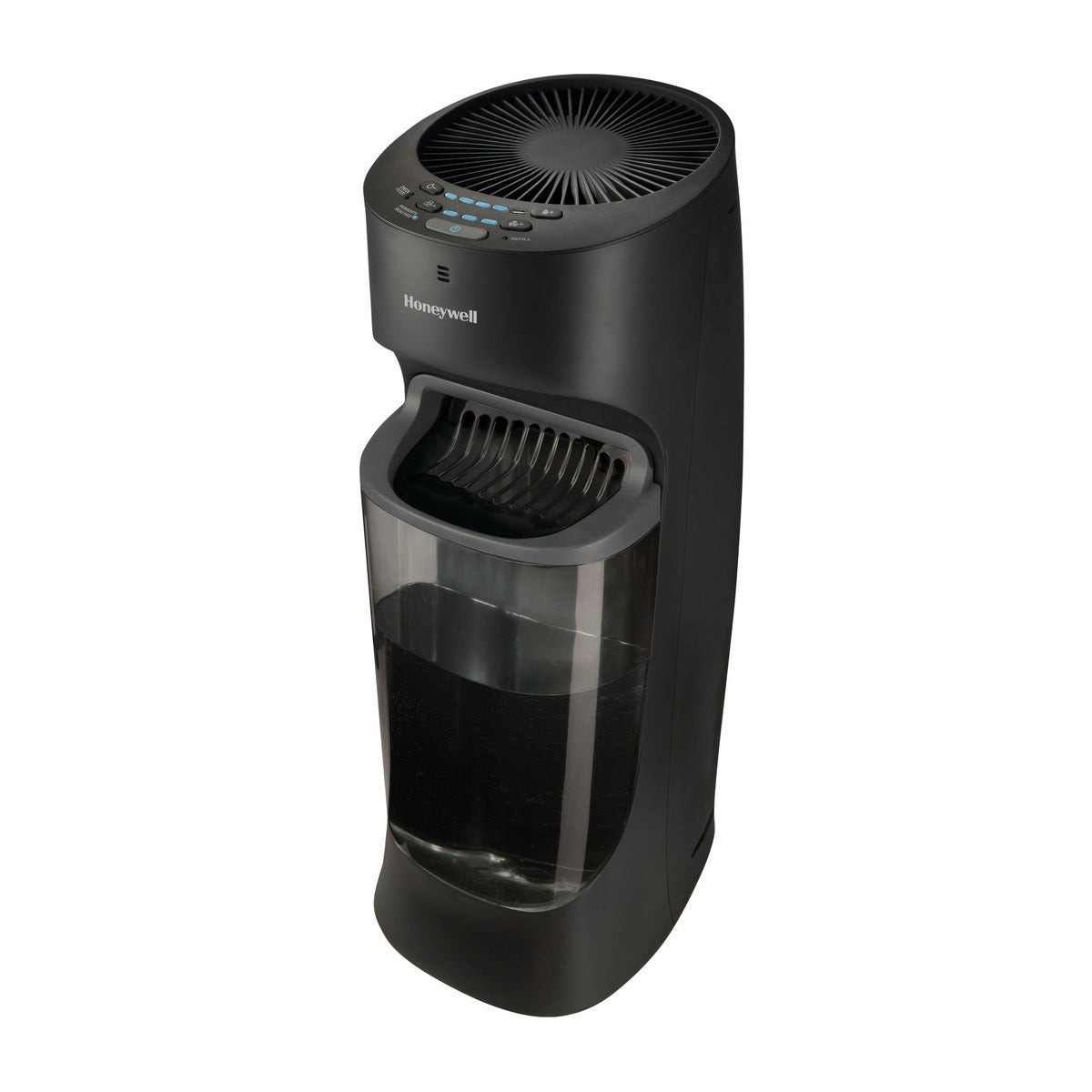 Top Fill Tower Humidifier Black